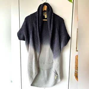 Anthro ombre short sleeved cardigan
